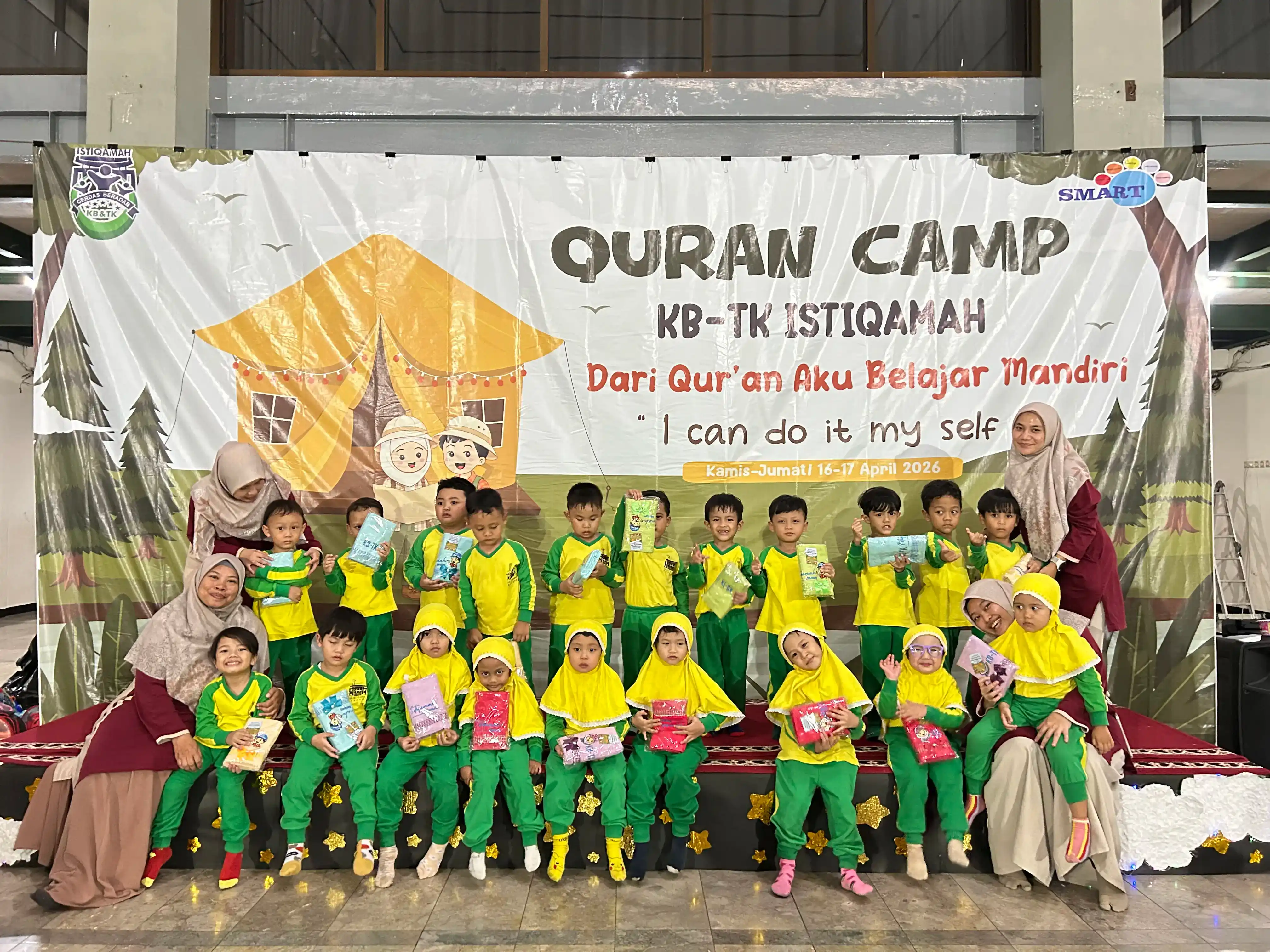 Kegiatan Qur'an Camp Mandiri KB & TK Istiqamah